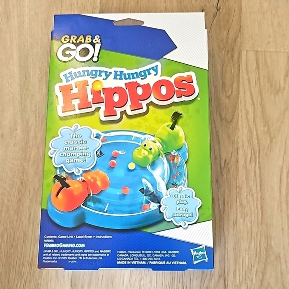 NEW IN BOX Hasbro Kids Games: Candy Land and Hungry Hungry Hippos. Bundle of 2 - Picture 3 of 7